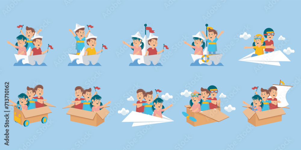 Happy Children Day Illustration