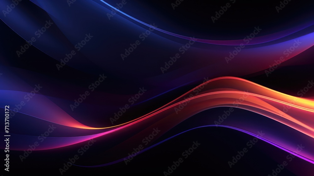 Abstract dark background with smooth soft lines Abstract dark background with smooth soft lines