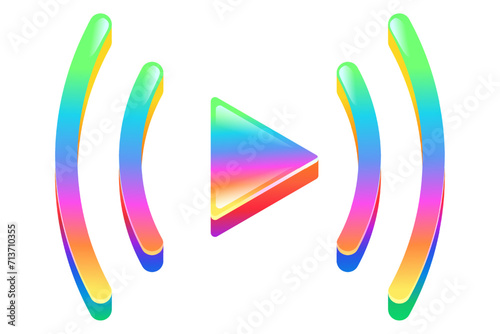 Functional Music Related Sticker Design