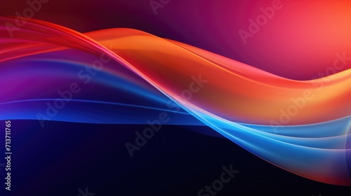 Abstract design background with colourful flowing lines