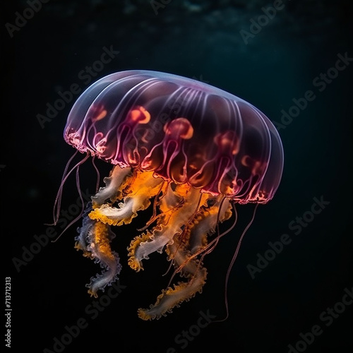jellyfish full of beautiful colorsful24