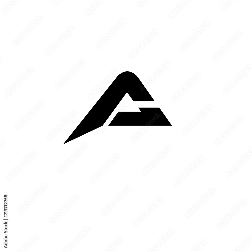 A letter logo A letter logo
