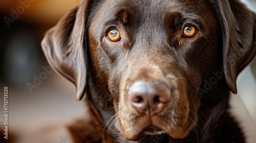 portrait of a labrador retriever dog