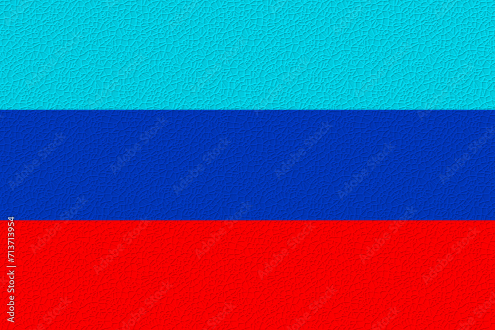 National flag of Lugansk People's Republic. Background with flag of Lugansk People's Republic. National flag of Lugansk People's Republic. Background with flag of Lugansk People's Republic.