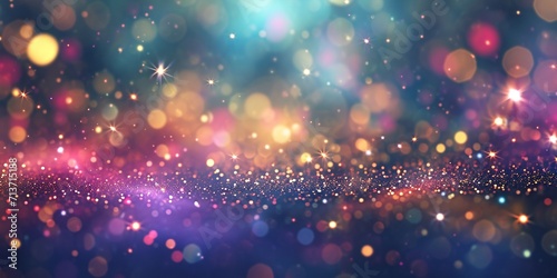 Image of rainbow pastel glitter background