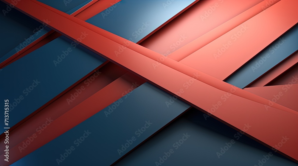 Fototapeta premium A minimalistic background with intersecting lines in a smooth arrangement