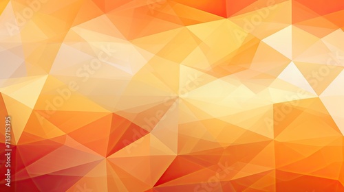 An abstract geometric pattern with shades of orange and yellow