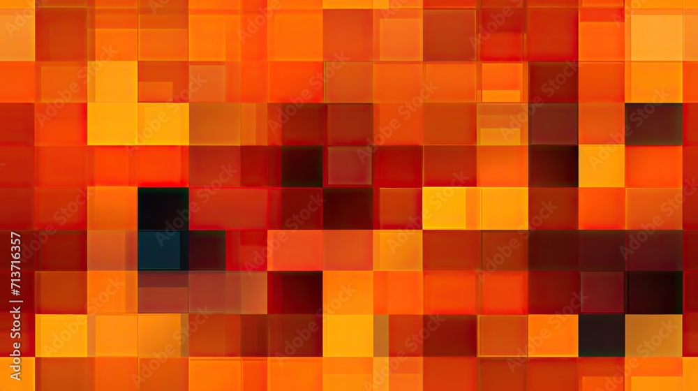 Pixel art retro modern vibrant orange pixel pattern Pixel art retro modern vibrant orange pixel pattern