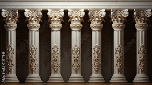 architectural columns photo