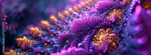 fractals pattern computer graphics, generative ai