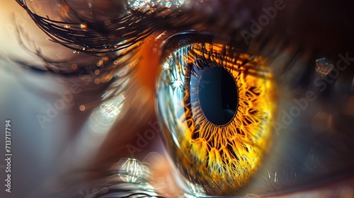 close up of an eye photo
