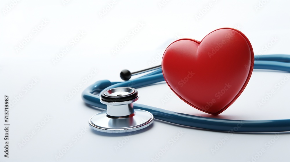 Note and stethoscope on white background Note and stethoscope on white background