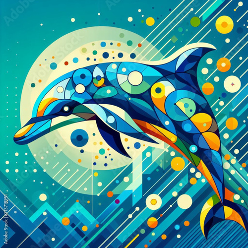 Geometric dolphin