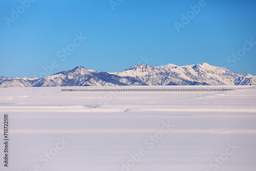 Fotografie 雪山と雪原
