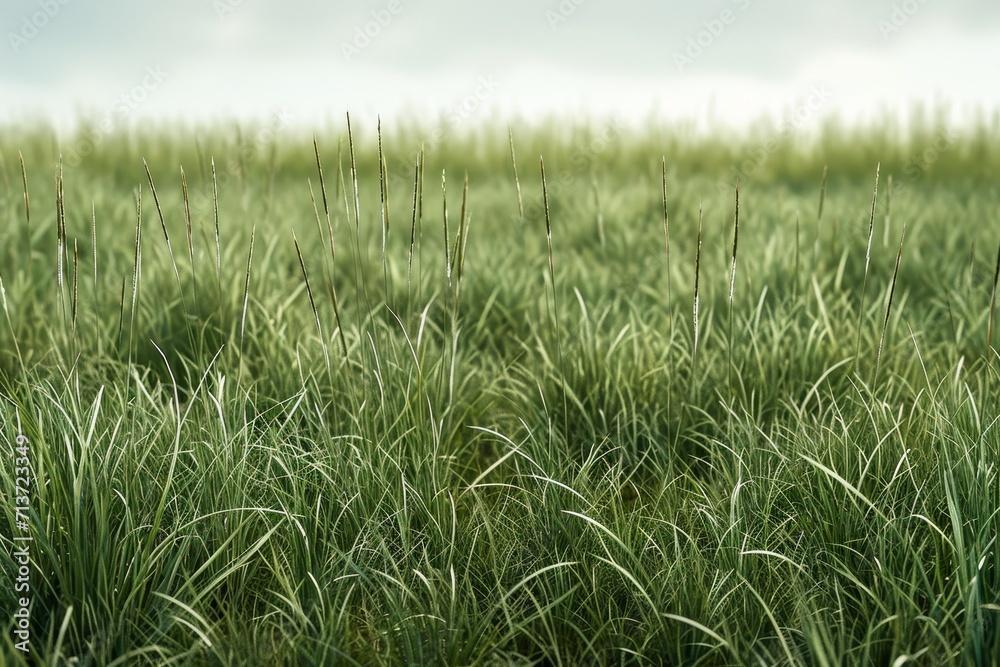 in the middle green grass field professional photography