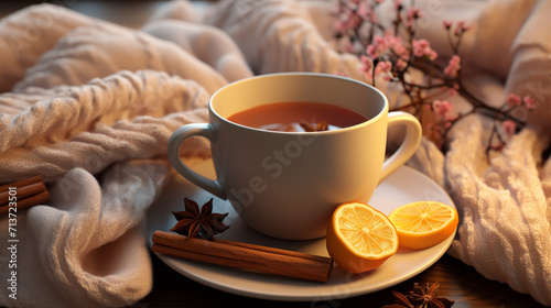 cup of tea and cookies