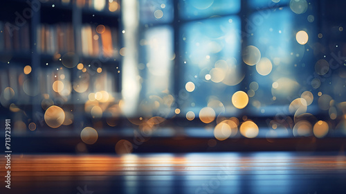 library bokeh background