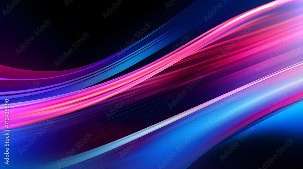 Rhythms of the Future: Dancing with Blue and Pink Neon Speed Lines Rhythms of the Future: Dancing with Blue and Pink Neon Speed Lines