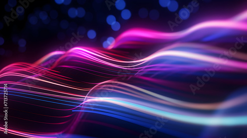 Neon Pulse: A Dynamic Exploration of Futuristic Data Streams