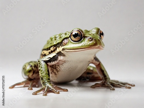 frog on a ground