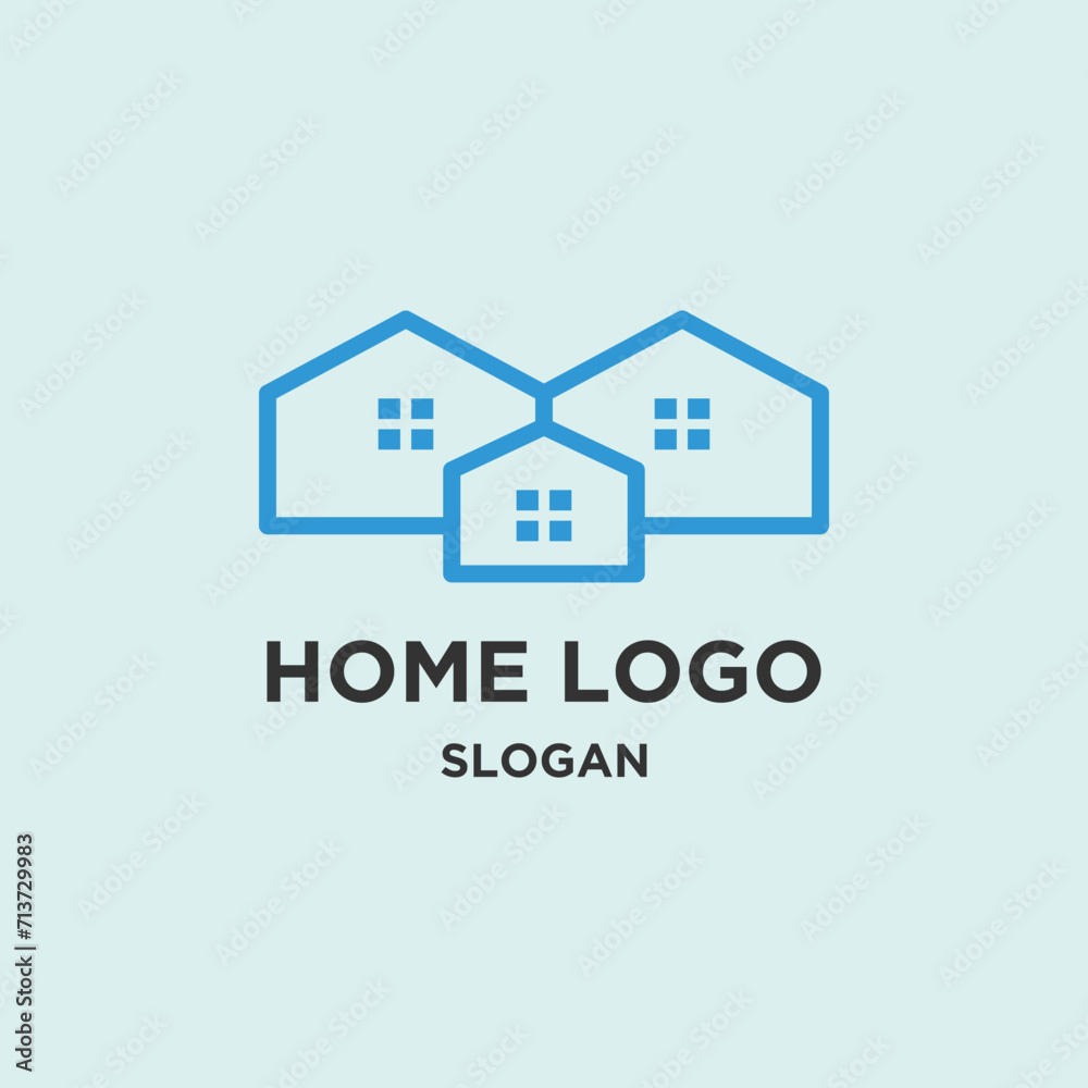 Fototapeta premium House logo design