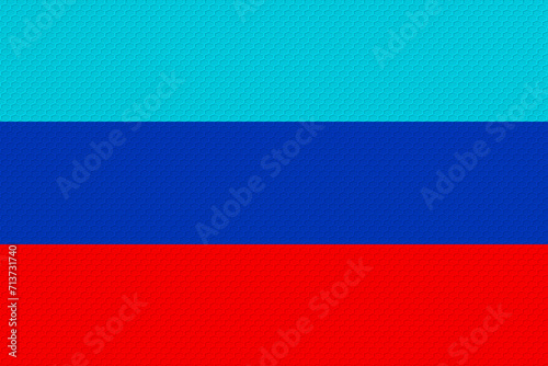 National flag of Lugansk People's Republic. Background  with flag  of Lugansk People's Republic. photo