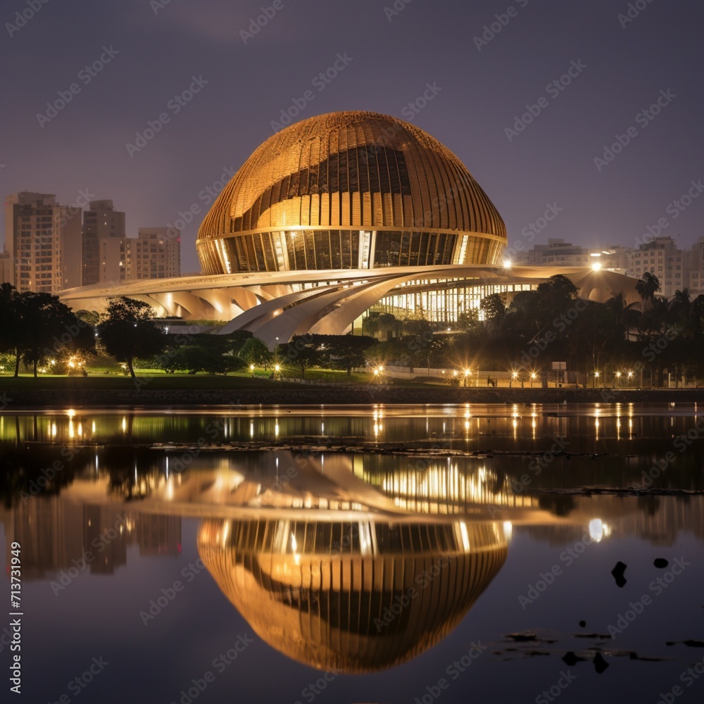 Obraz premium Angola capital luanda parliament images Generative AI