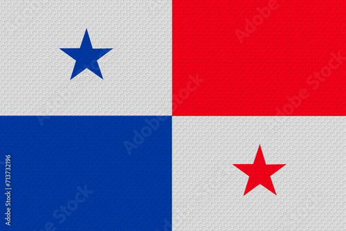 National flag of Panama. Background with flag of Panama.