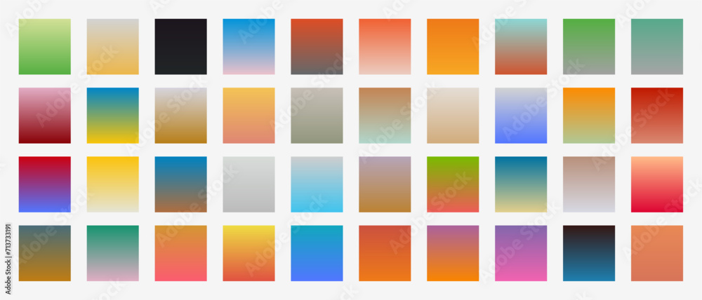 modern and smooth colorful gradient palette backdrop design