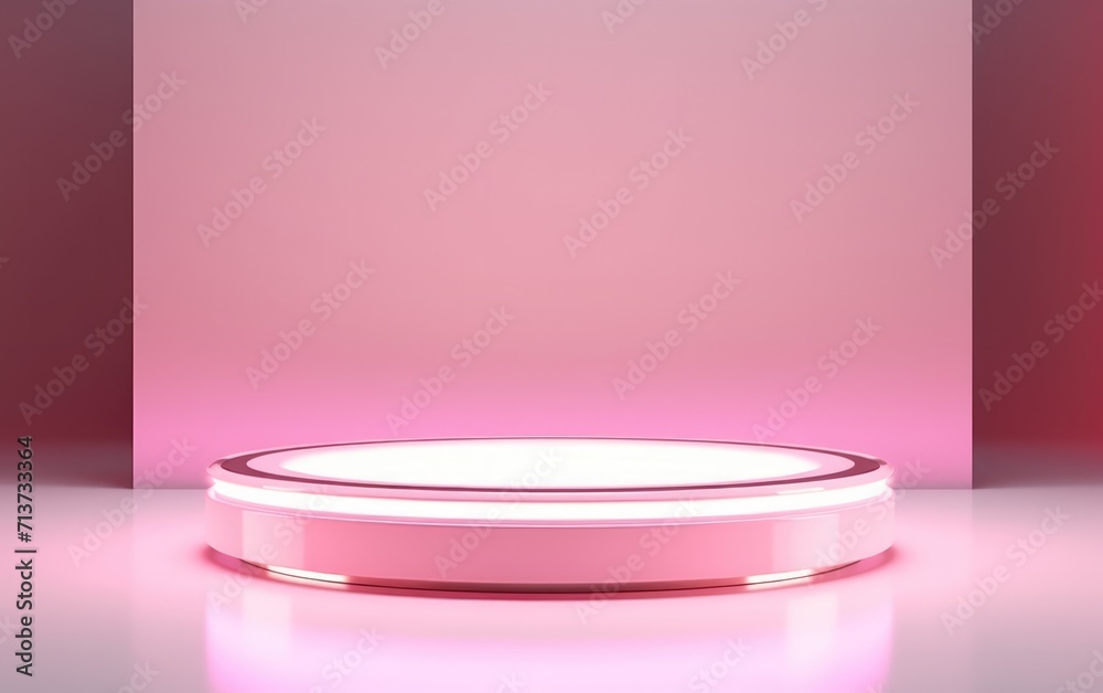 Futuristic podium for product. 3d rendering Futuristic podium for product. 3d rendering