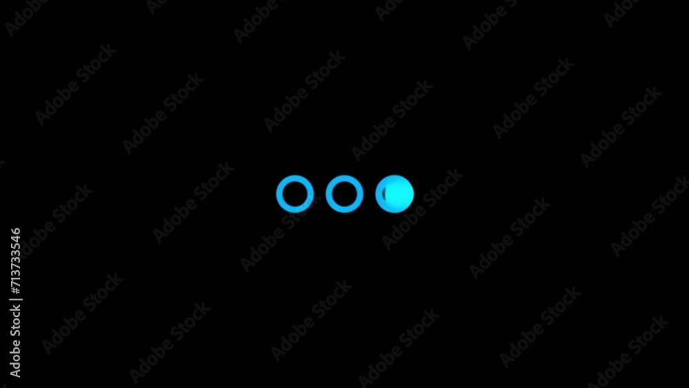 Circle Loading icon loop out animation with dark background. circles loading icon on a black background, loopable animation Circle Loading icon loop out animation with dark background. circles loading icon on a black background, loopable animation