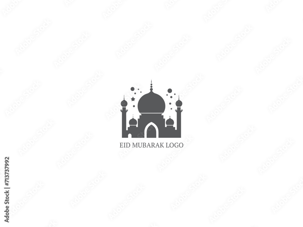 premium eid mubarak logo design vector, vector and illustration, premium eid mubarak logo design vector, vector and illustration,