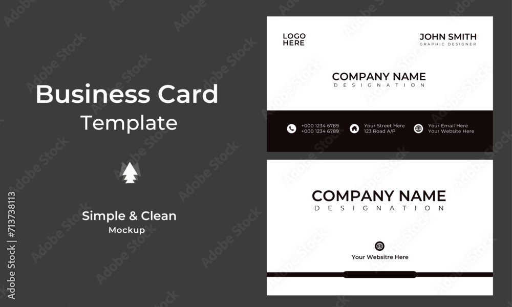 WHITE AND BLACK BUSINESS CARD DESIGN WITH DESIGN.
WHITE AND BLACK BUSINESS CARD DESIGN WITH DESIGN.