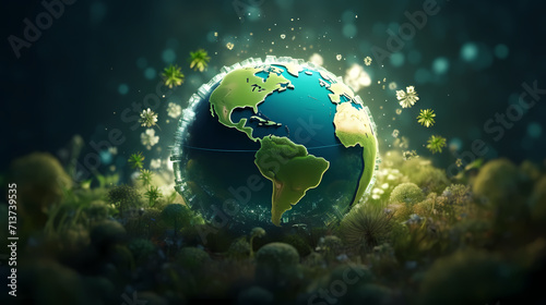 Environmental protection background, world environment day background, protect the environment © win