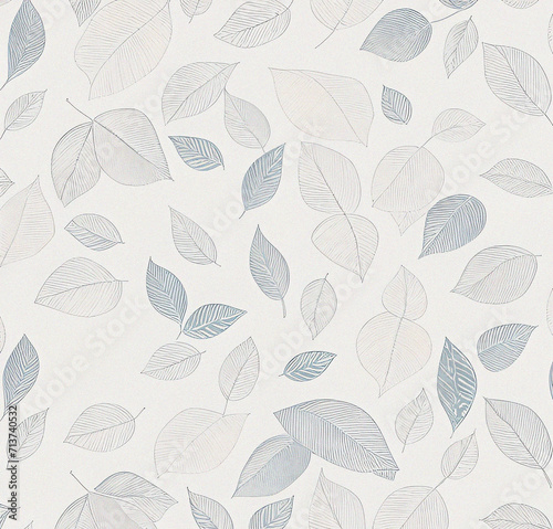 Background with leaves. Colorful illustration. Floral pattern on the white background. Flyer, card design. Nature, vintage backdrop. Decoration wallpaper. Natural template.