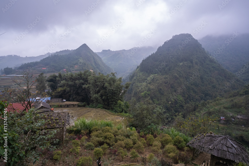 Cat Cat Village locate in Sa Pa Destrict, Lao Cai Province, Northern Vietnam