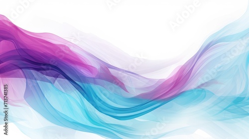 vibrant blue to purple gradient flow, isolated white background. artistic abstract background for creative design, print materials, and digital art projects