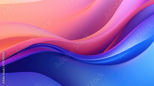 Abstract gradient wavy background