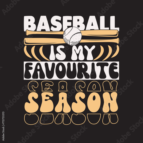 baseball is my favourite season SVG
