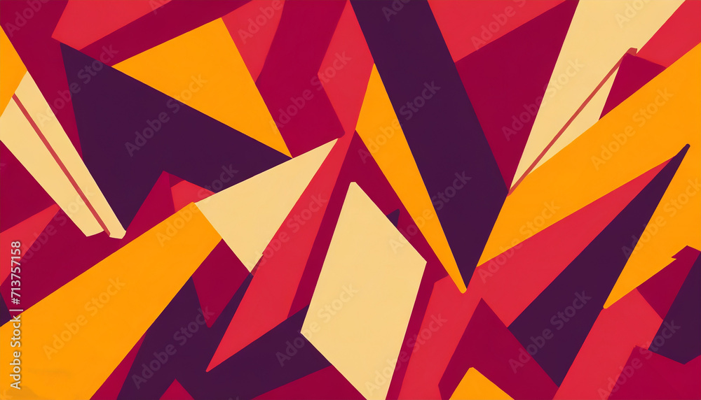 Colorful background with abstract shapes Colorful background with abstract shapes