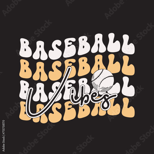baseball vibes SVG