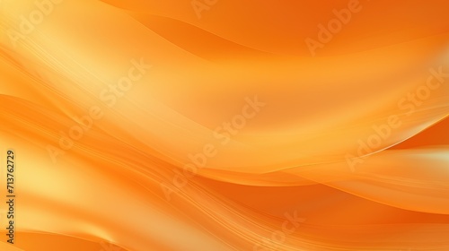 flowing orange silk fabric abstract background. perfect for vibrant design themes and creative digital artwork