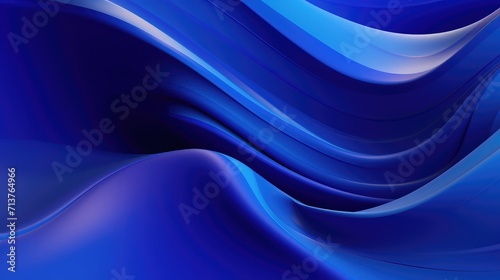Abstract shapes background in blue color
