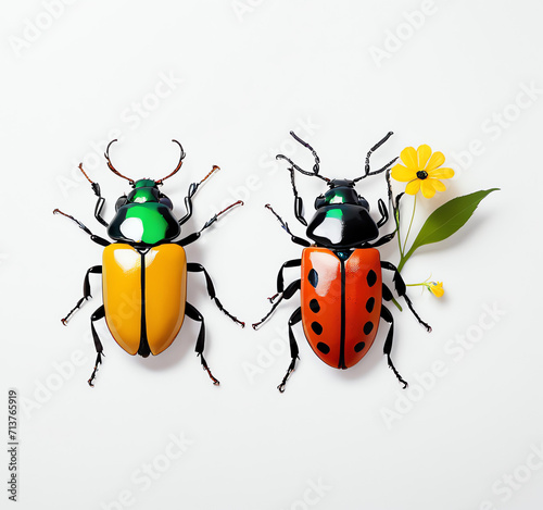 a pair of flower-sucking beetles © ayuk