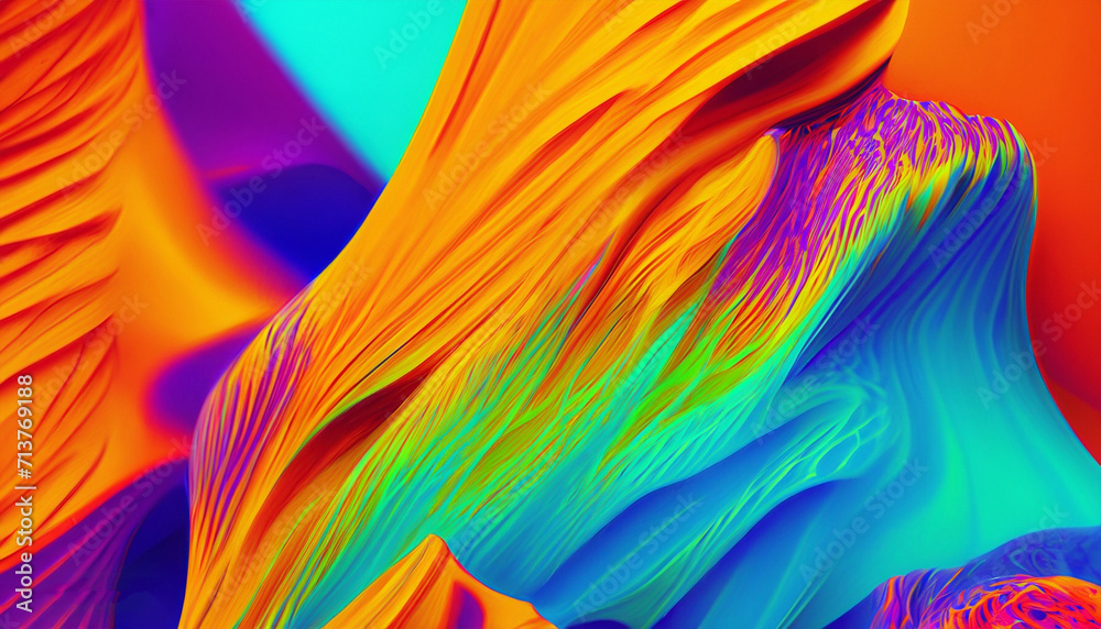 Naklejka premium Colorful background with abstract shapes