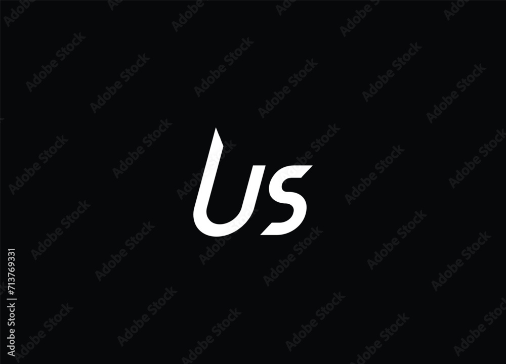 US letter logo and initial logo design US letter logo and initial logo design