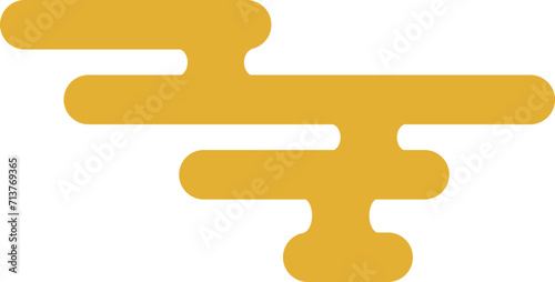 folk cloud window pattern