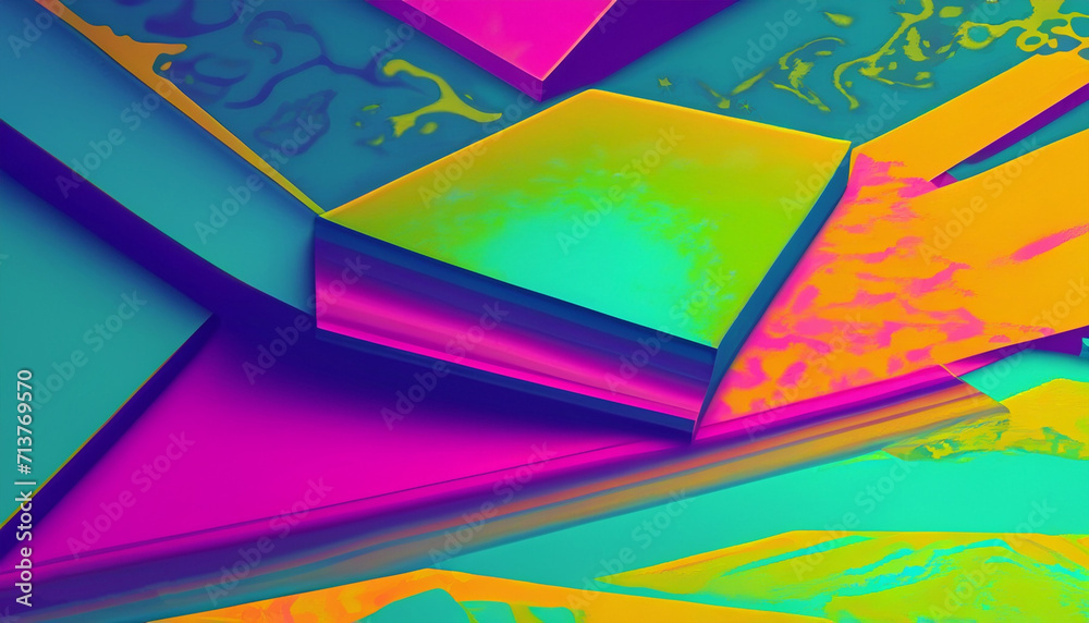 Colorful background with abstract shapes Colorful background with abstract shapes