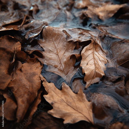 fallen leaves