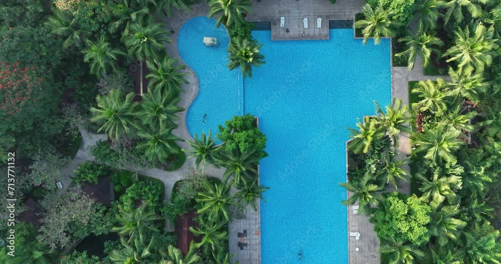 Swimming pool in Hainan province,China Swimming pool in Hainan province,China